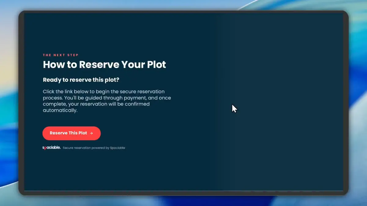 Link to reserve a plot