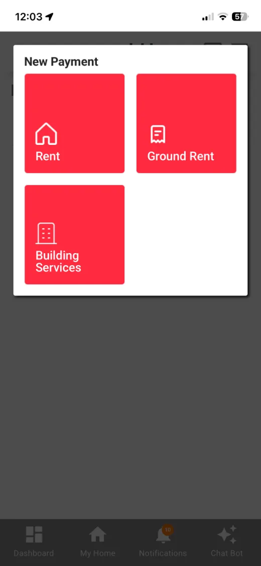 New payment options in the resident app