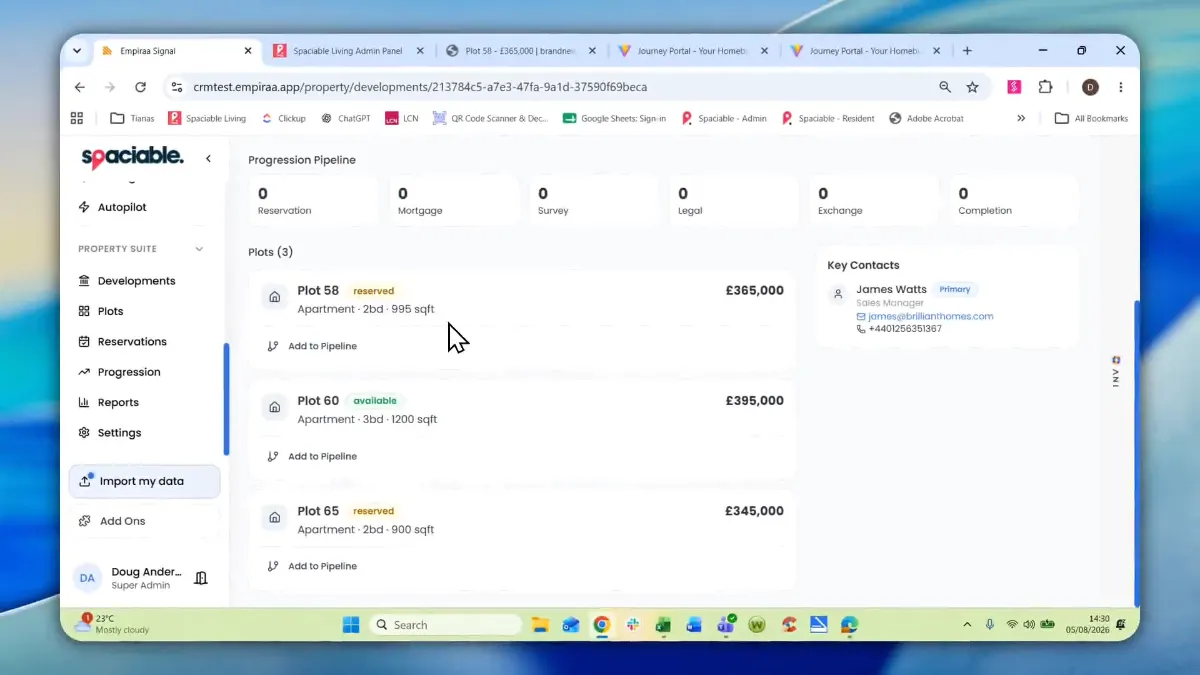 Plot progression pipeline